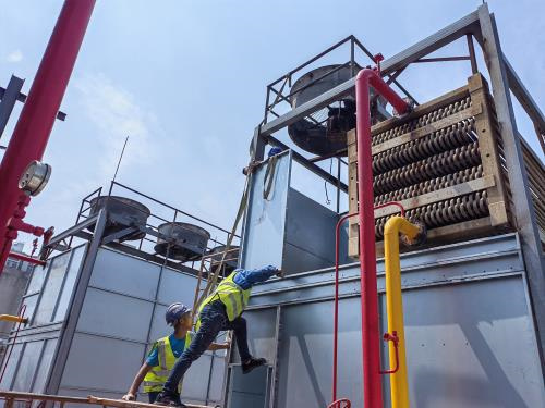 冷卻塔維修廠家說冷卻塔配件要這樣保養